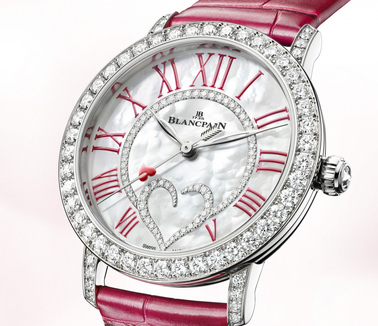 宝珀Ladybird女装系列：情人节限量款腕表，璀璨爱意的浪漫献礼（图）